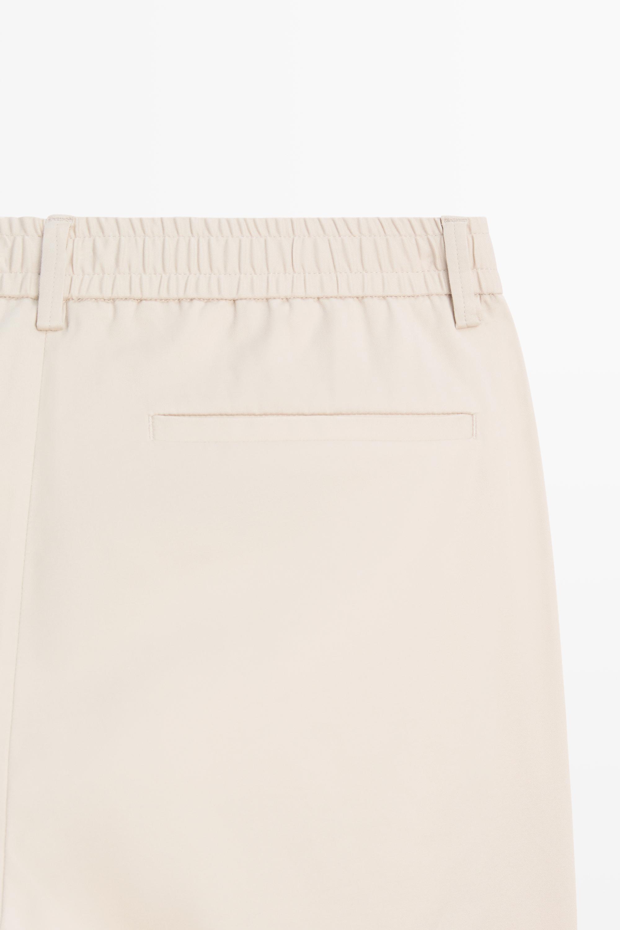 Cotton blend jogger fit pants